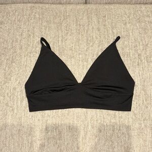Black Triangle Bralette | Crop Top
